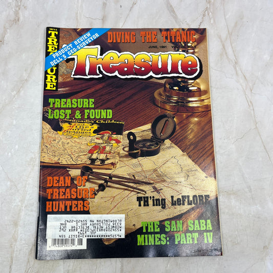 1991 June - Treasure Magazine - Treasure Hunting Prospecting Metal Detector M16