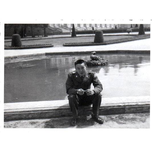 US Soldier Tomoai Japanese American Postwar Germany c1954 Army Photo AF1-AP6