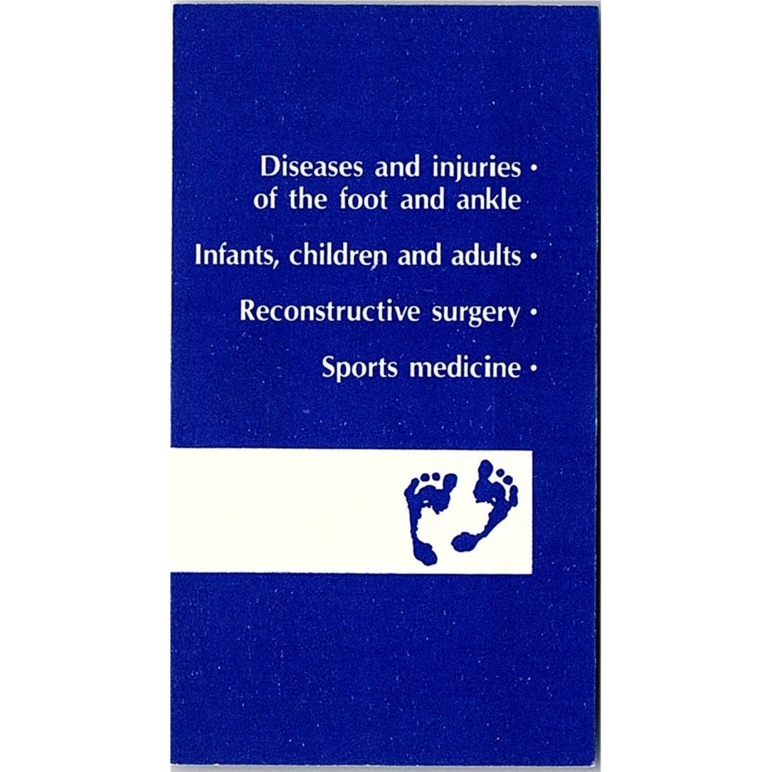 John P Santoro DPM Podiatry Temecula CA Vintage Business Card SC9-B8