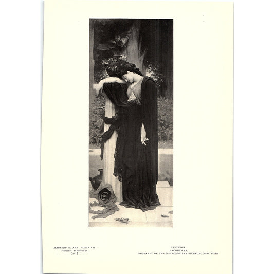 Lachrymae - Leighton - 1908 Litho Art Print AF5-4