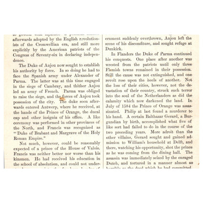 Siege of Antwerp 1911 Engraving Print AF5-9