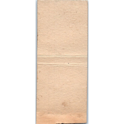 Frank & Jenny's Boulevard Bar Muskego WI Vintage Matchbook Cover SD2-Y2