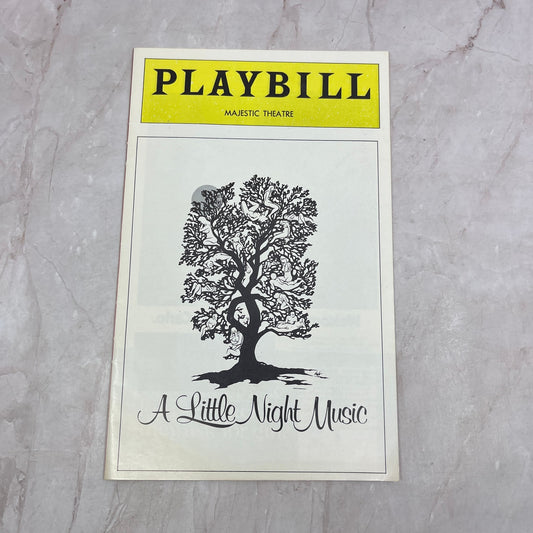 1974 Majestic Theatre Playbill - A Little Night Music Glynis Johns TH9-LX1