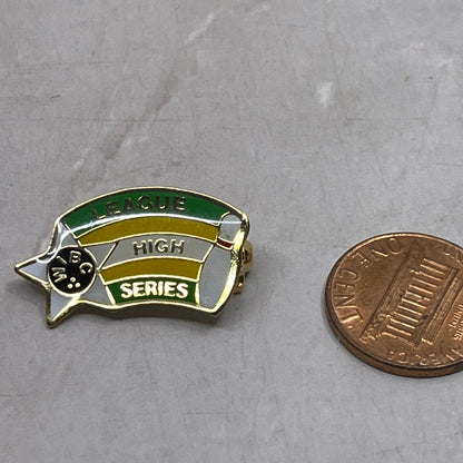 Vintage WIBC Bowling Green/Yellow League High Series Enamel Pin Pinback SF4