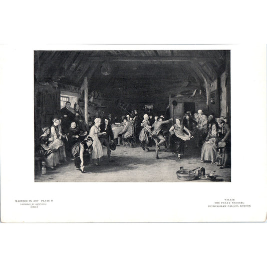 The Penny Wedding - Wilkie c1905 Art Print D13