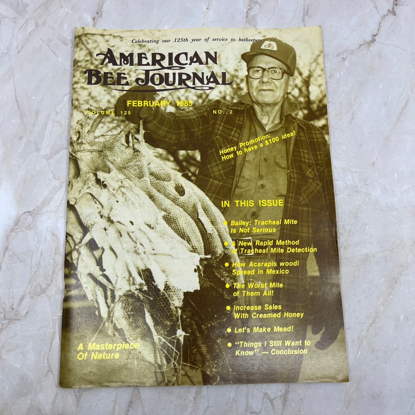 1985 Feb American Bee Journal Magazine Bees Beekeeping Honey M8