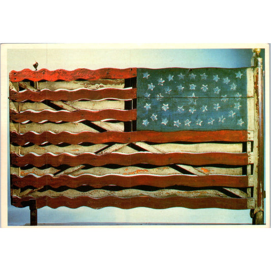 1989 Herbert W. Hemphill American Flag Gate 4x6 Original Postcard PD1