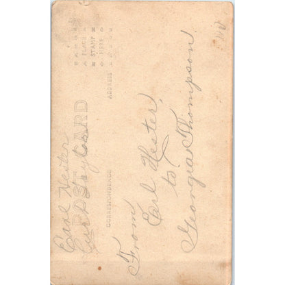 Earl Hester Curt Taylor Georgia Thompson Antique RPPC Postcard PE7