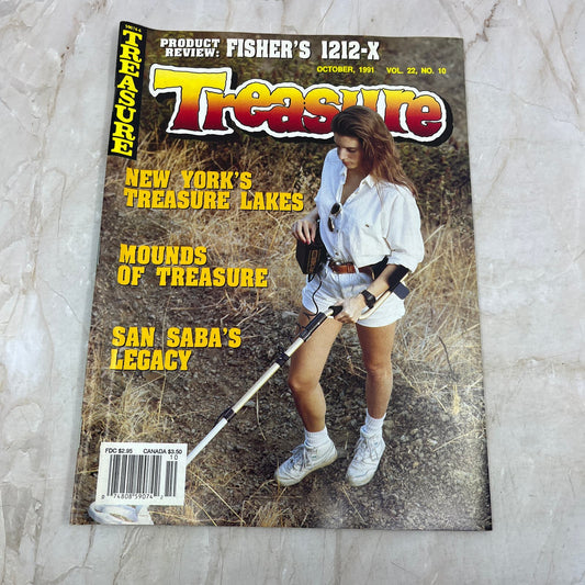 1991 Oct - Treasure Magazine - Treasure Hunting Prospecting Metal Detector M16