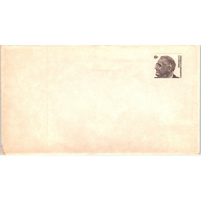 Blank Stationery Envelope With 1968 FDR Franklin Roosevelt Stamp AB6-TZ