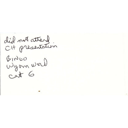 The Scrapbook Den Casper WY Vintage Business Card SC9-B10