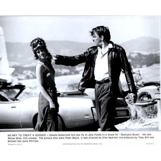 No Way To Treat Jane Fonda 1972 Movie Still Steelyard Blues 7.5x9.5 AE7