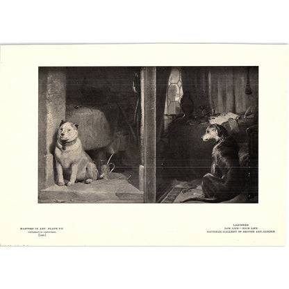Low Life - High Life - Landseer - 1904 Litho Art Print AF5-2
