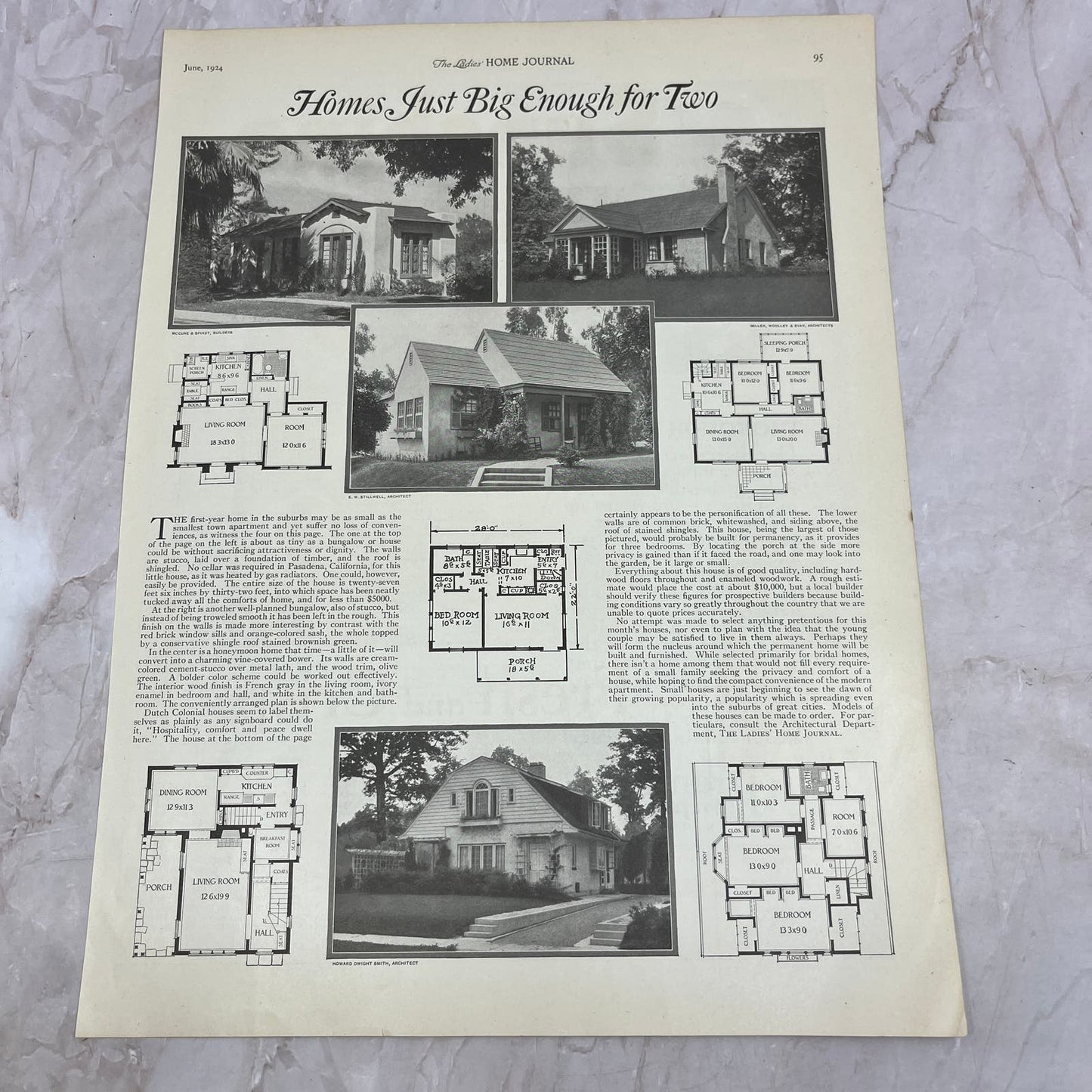 Stillwell, Miller, Woolley & Evan, McCune & Spindt, Howard Smith 1924 Ad FL6-11