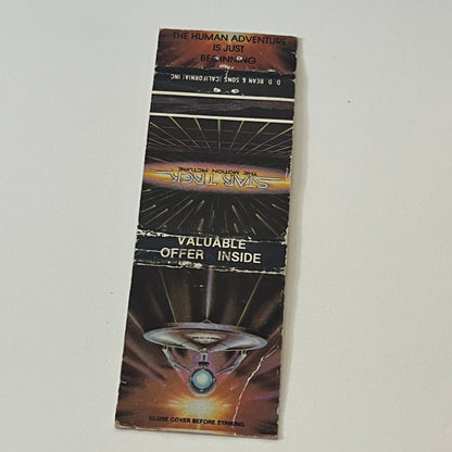 Star Trek The Motion Picture Souvenir Vintage Matchbook Cover MM5-7