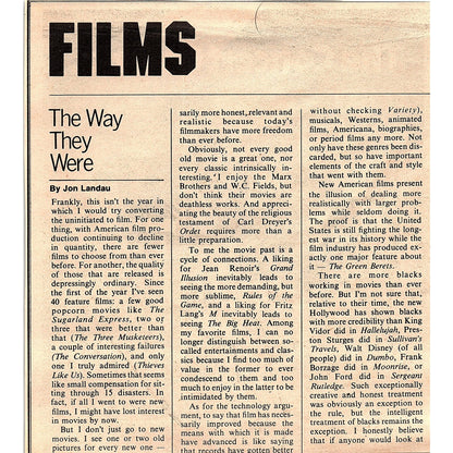 Konica Concert Camera Autoreflex T3 6.5x6 1974 Ad AF6-18