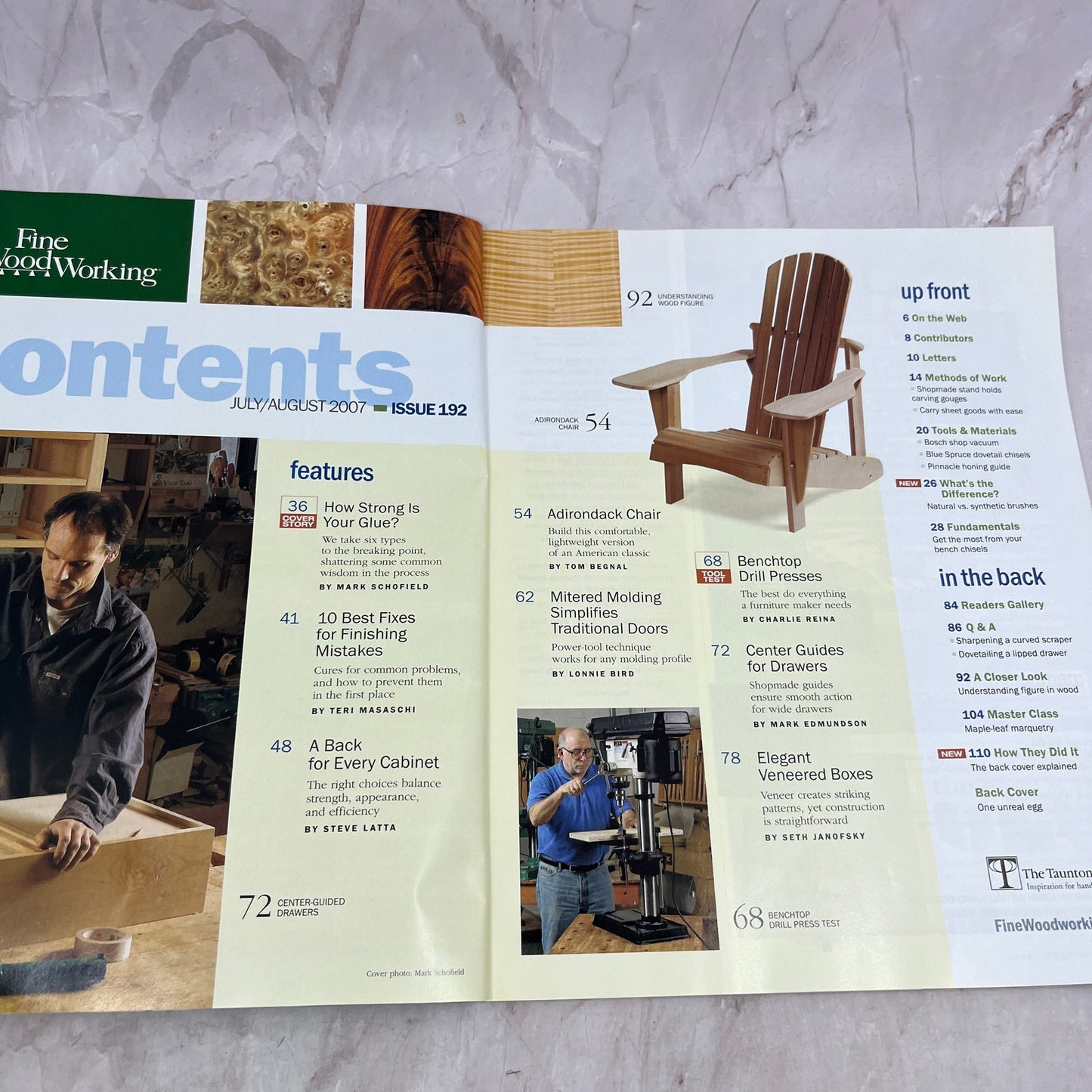 Glue Strength - Aug 2007 No 192 - Taunton's Fine Woodworking Magazine M36