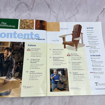 Glue Strength - Aug 2007 No 192 - Taunton's Fine Woodworking Magazine M36