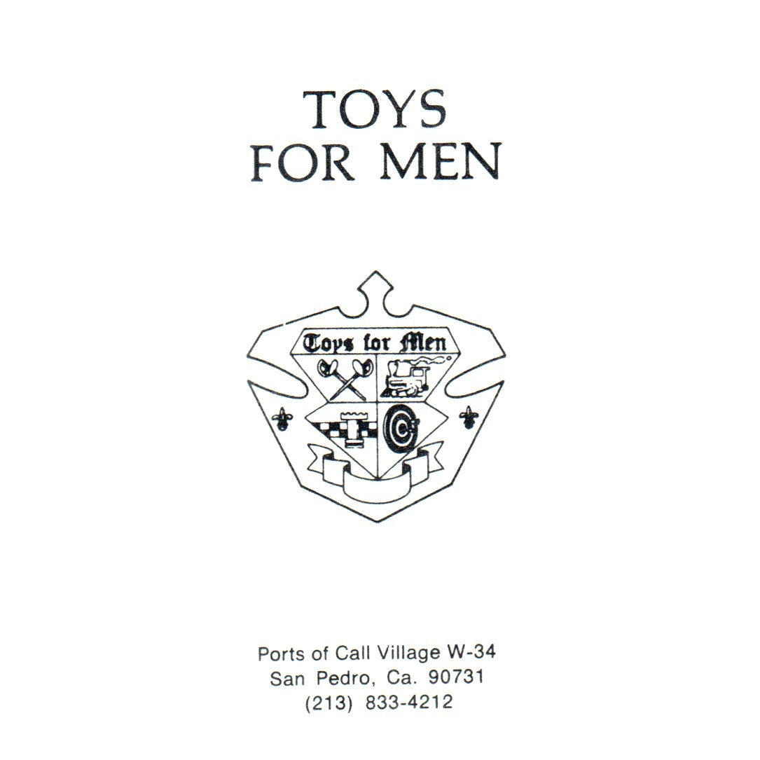 Vintage Toys For Men Ports of Call Village San Pedro, CA Business Card SF3-B1