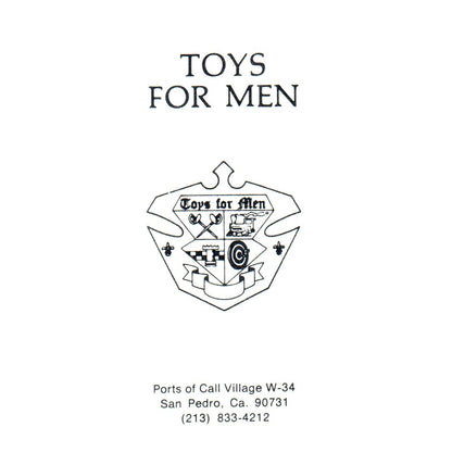 Vintage Toys For Men Ports of Call Village San Pedro, CA Business Card SF3-B1