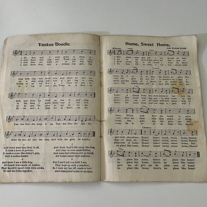 1903 Songs of Long Ago Booklet Geo. P. Bent Crown Pianos Chicago H3-5