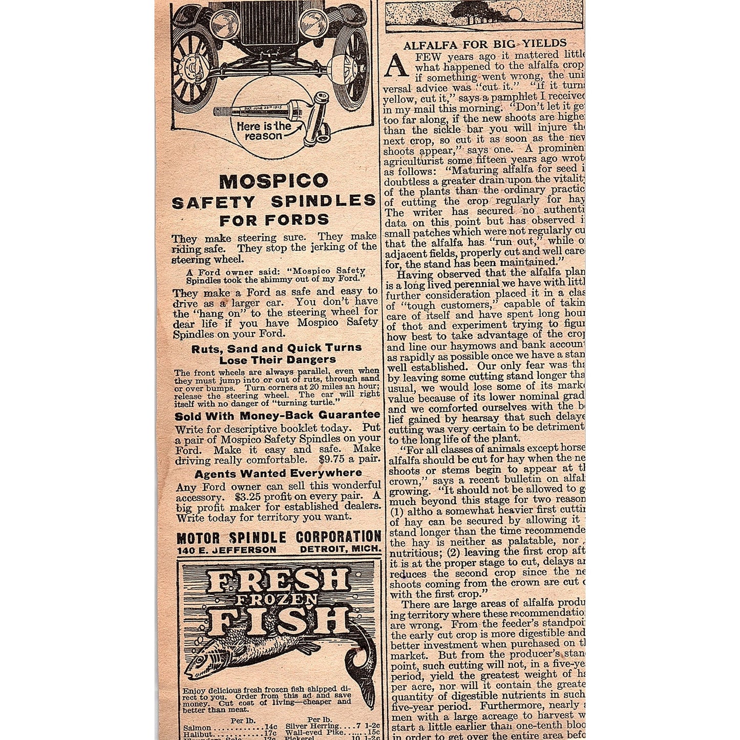 Webster Magneto Engine Webster Electric Co Racine WI 1920 Ad AG2-6