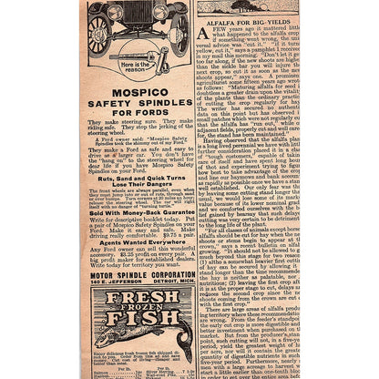 Webster Magneto Engine Webster Electric Co Racine WI 1920 Ad AG2-6