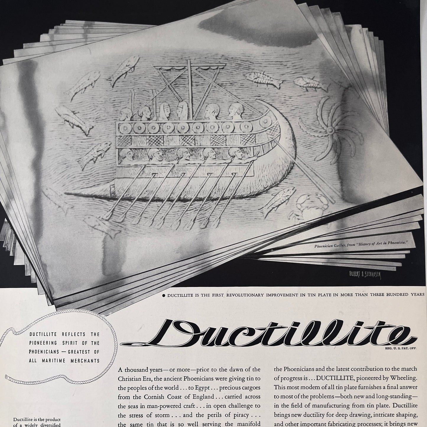 Ductillite - Wheeling Steel Corporations Wheeling West Virginia 1935 Ad V1-4