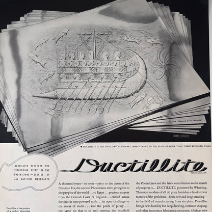 Ductillite - Wheeling Steel Corporations Wheeling West Virginia 1935 Ad V1-4