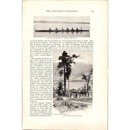 The Chautauqua Movement Hjalmar Hjorth Boyesen 6 Pages 1985 Article AH6-7