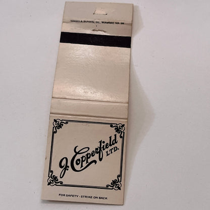 J. Copperfield Ltd Vintage Matchbook Cover TB6-MB1-10