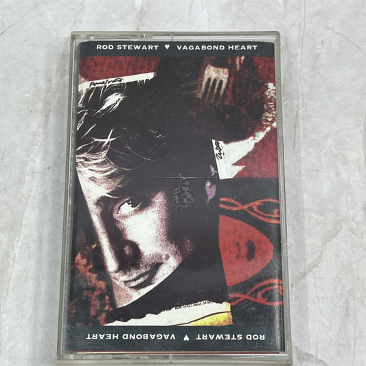 Rod Stewart Vagabond Heart Cassette Tape TH9-C2