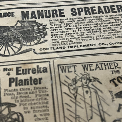 Smith Manure Spreader Co Endless Manure Spreader Chicago 1905 Magazine Ad FL6-11