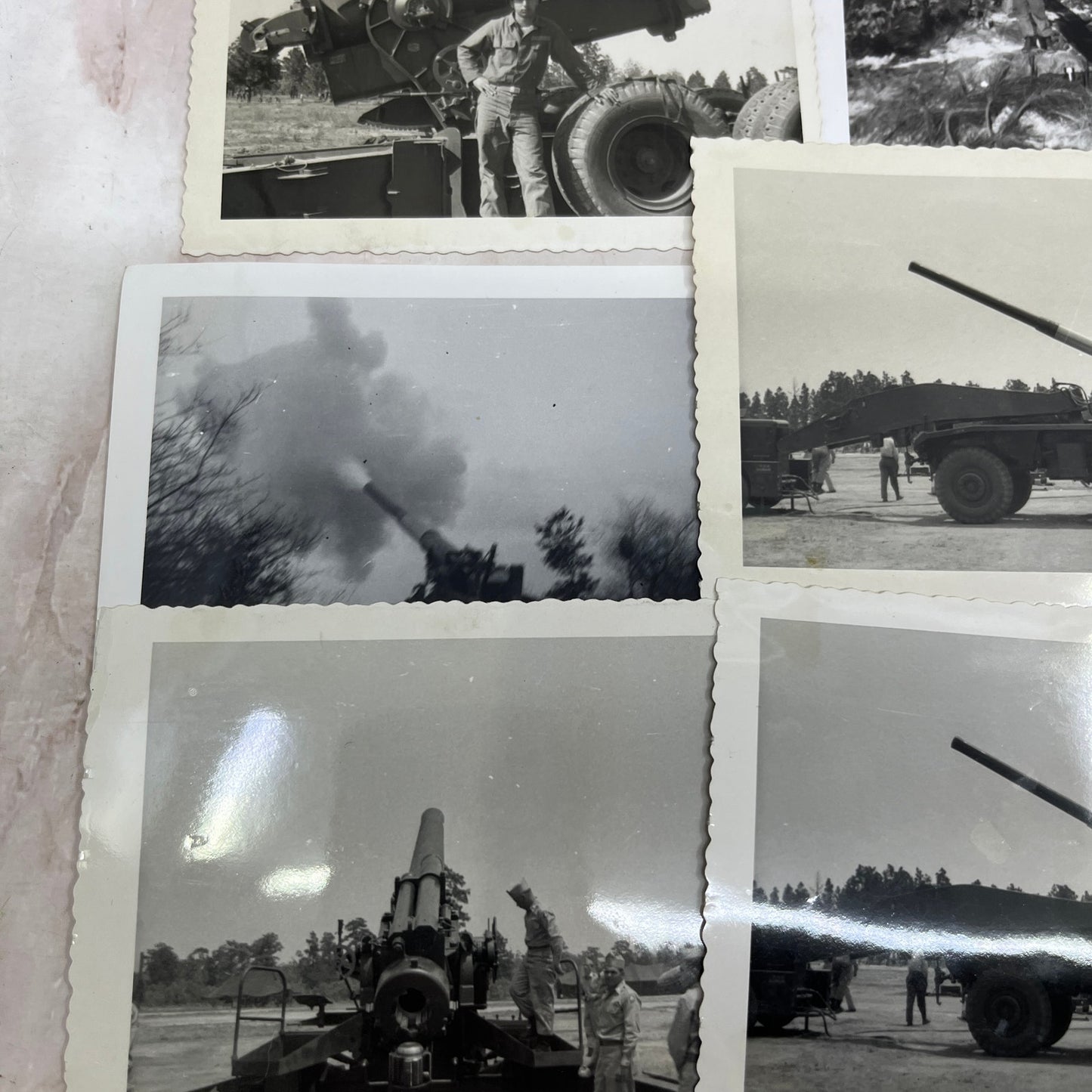 Lot of 14 Original 280mm Artillery Photos Postwar Germany c1954 Army TG7-AP1