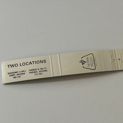 Szechuan Inn Mandarin Cuisine Tempe, Phoenix AZ Vintage Matchbook TB6-MB2-9