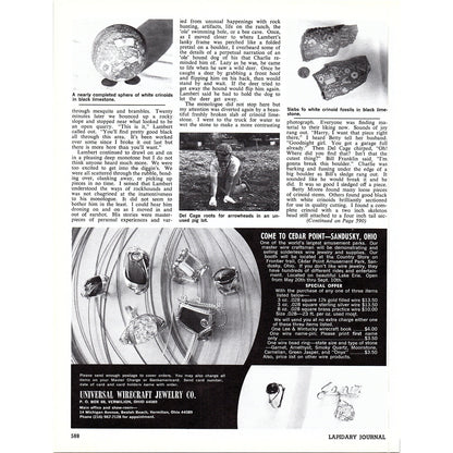 Goodnow Gems USA Lapidary Amarillo Texas 1972 Ad AF8-3