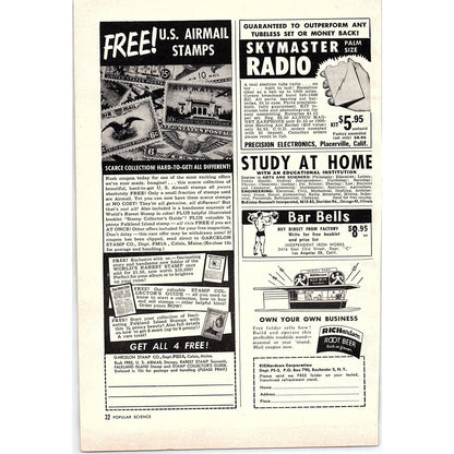 Electrical Appliance Repairing Christy Trades School Chicago 1955 Ad AG1-6