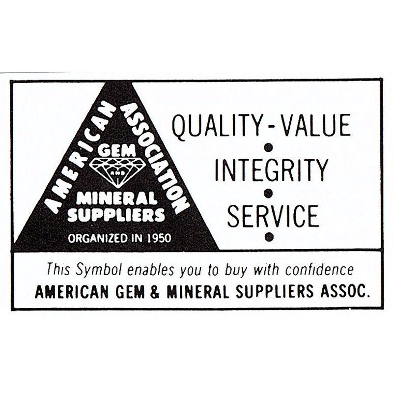 Border Rock Shop Fire Agates Lordsburg New Mexico 1972 Ad AF8-M3