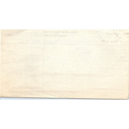 A. Cramer Dry Goods Norwich CT 1923 Original Billhead Letterhead Receipt D8