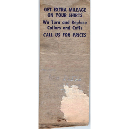 Northwestern Laundry Co Milwaukee Vintage Matchbook Cover SD2-Y3