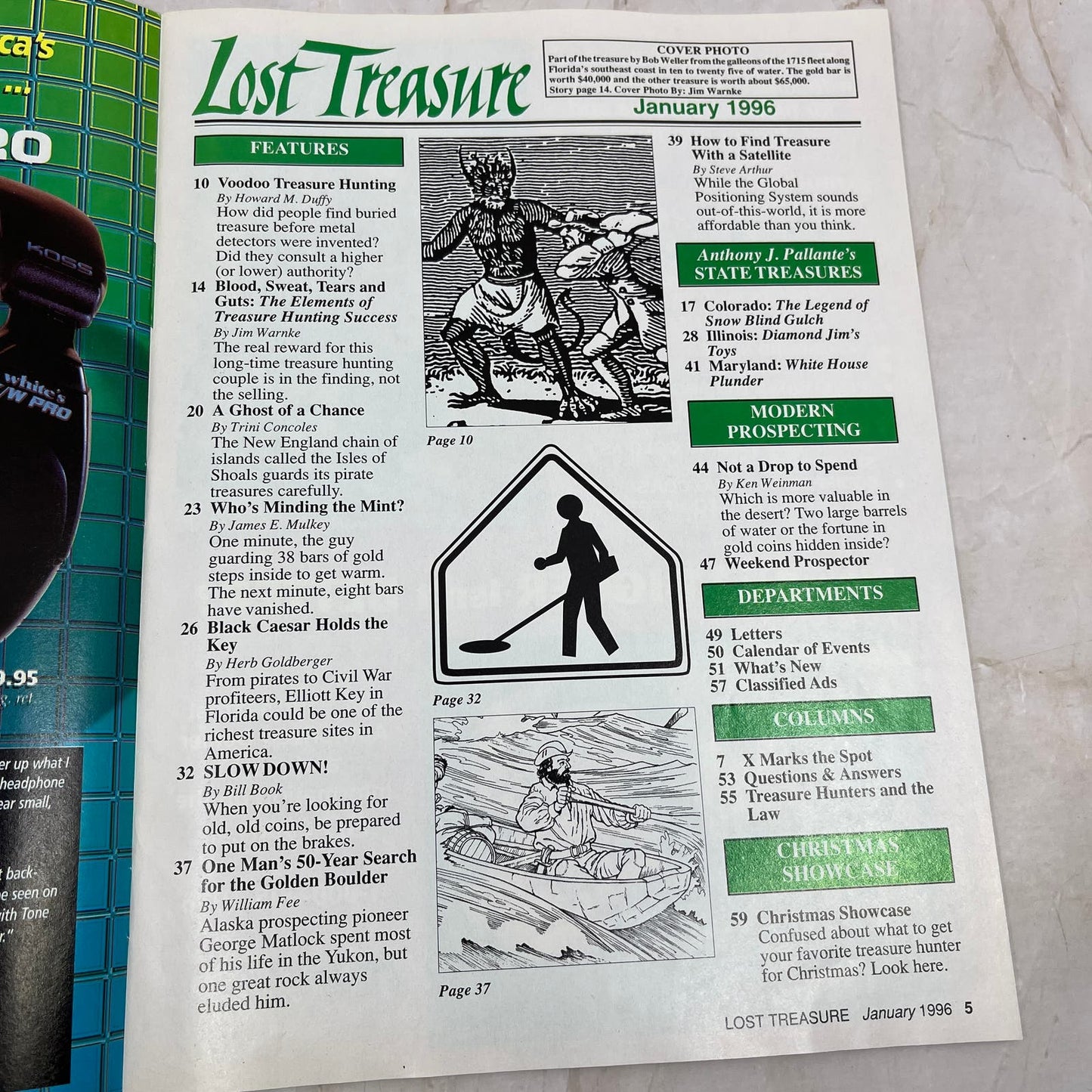 1996 Jan - Lost Treasure Magazine - Treasure Hunting Gold Prospecting M14