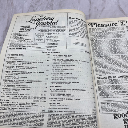 Iwo Jima Sculpture - Lapidary Journal Magazine - May 1977 M28