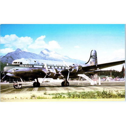 Pan American Airways DC-4 Vintage Postcard PC18