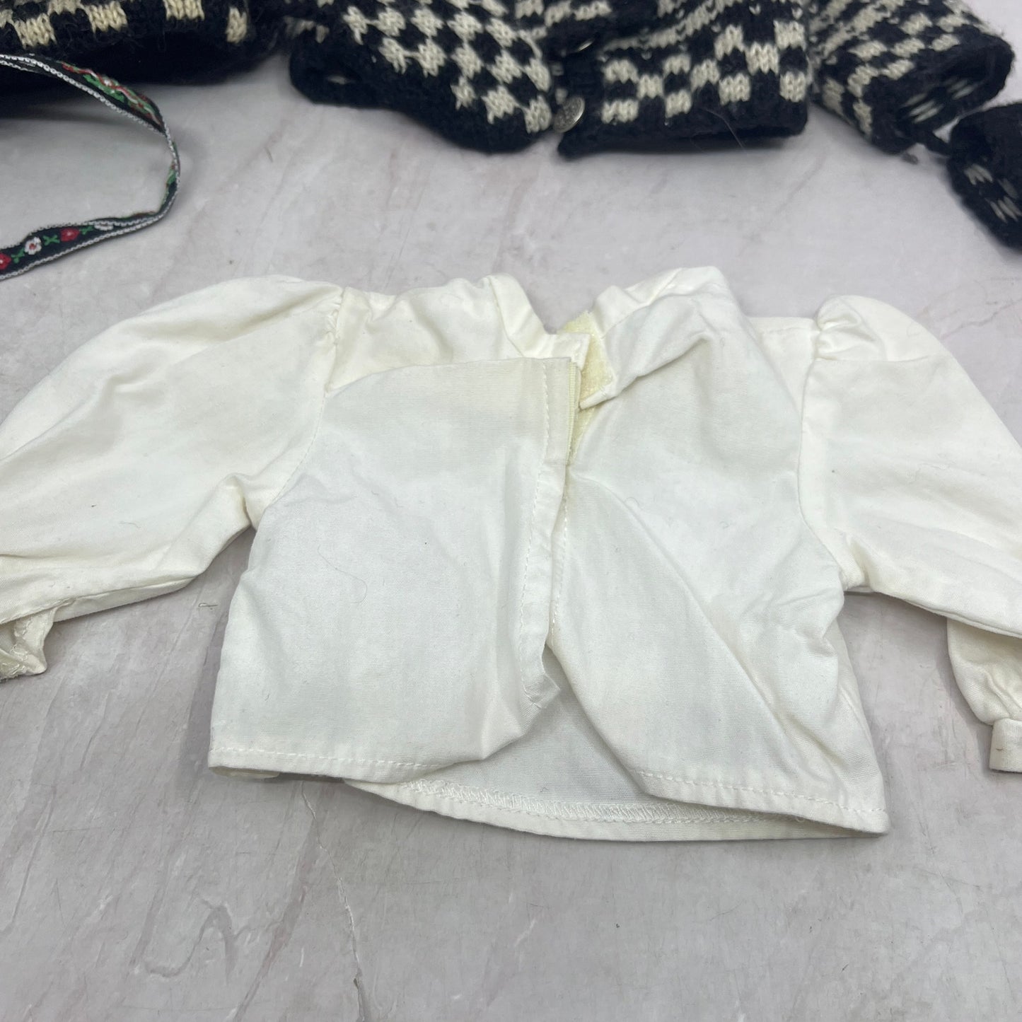 1980s Original Kirsten American Girl Doll Winter Collection Skirt Blouse Woolens