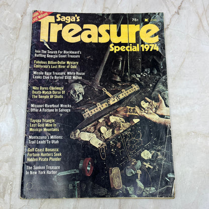 1974 Saga's Special Treasure Hunting Magazine Blackbeard's Georgia Treasure M19