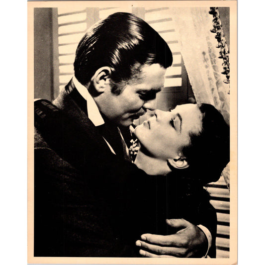 Vintage Gone with the Wind Clark Gable Vivien Leigh Embrace Still Photo AJ9-1