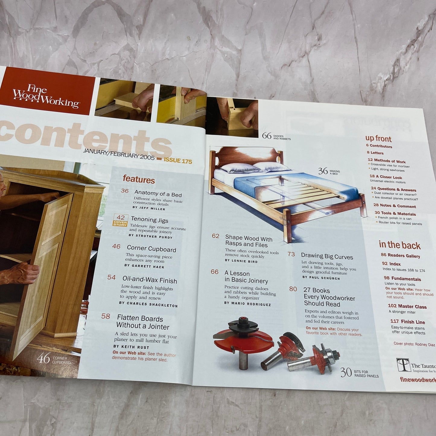 Table Saw Tenon Jigs - Feb 2005 No 175 - Taunton's Fine Woodworking Magazine M34