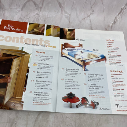 Table Saw Tenon Jigs - Feb 2005 No 175 - Taunton's Fine Woodworking Magazine M34