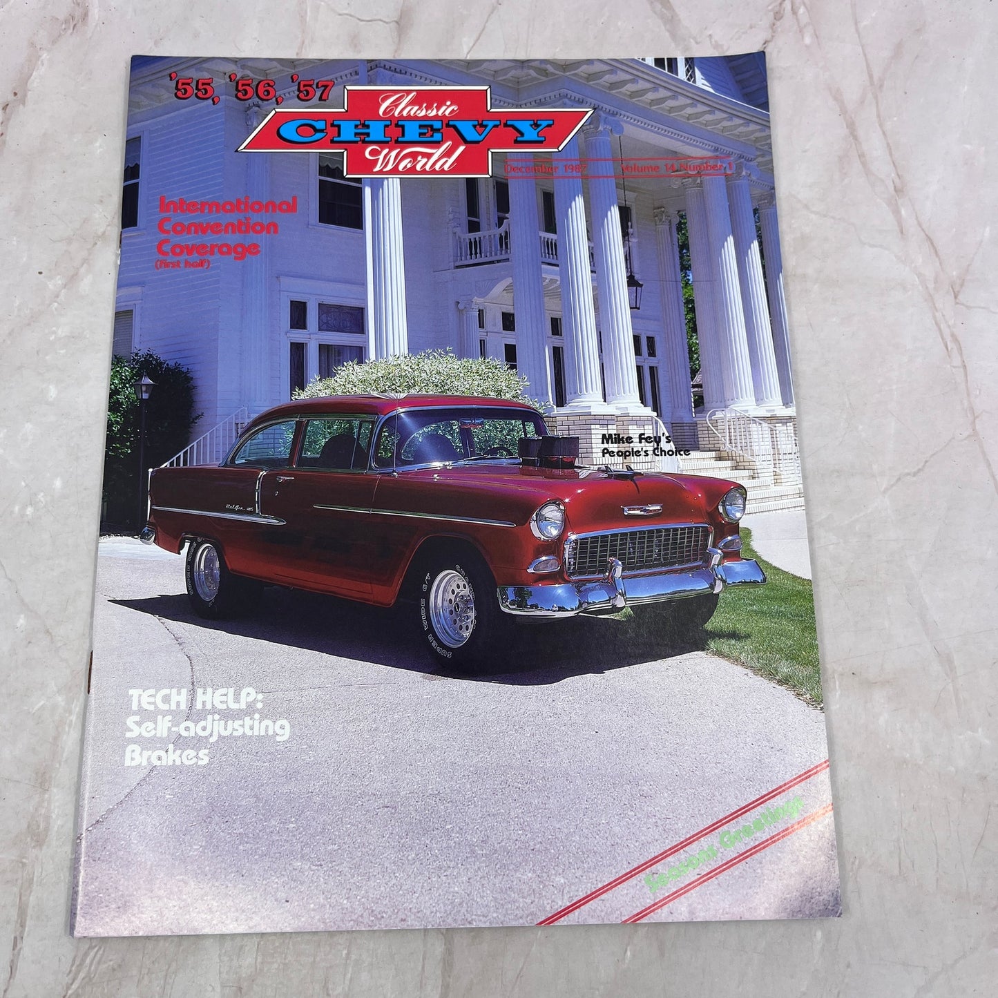 Self-Adjusting Brakes - '55, '56, '57 Classic Chevy World Magazine Dec 1987 M31