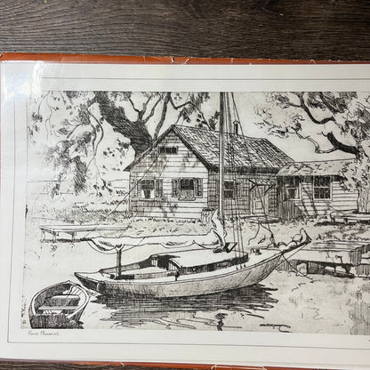 Lionel Barrymore Dinner Mat Set of 4 Navelli Cadillac-Oldsmobile Rome NY TH2